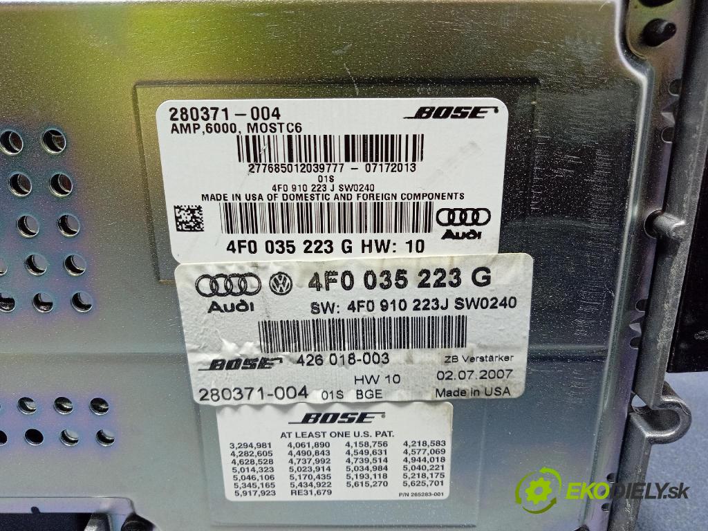 Audi A6 2008 Zesilovač: 4F0035223G