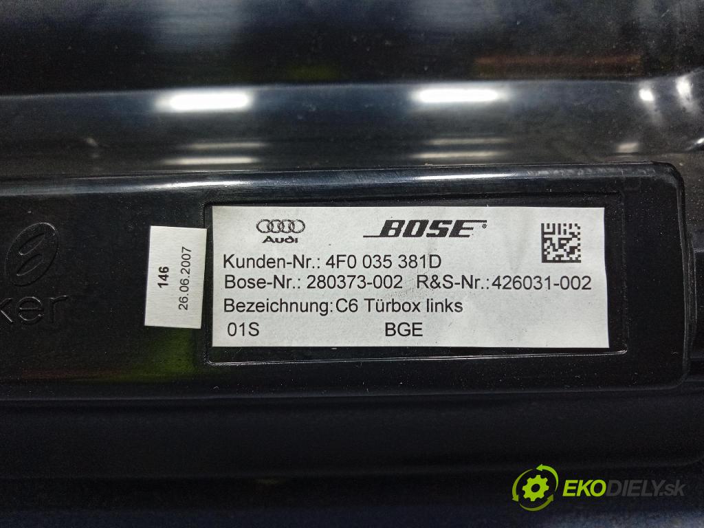 Audi A6 2008 Mluvčí: / Subwoofer: 4F0035381D