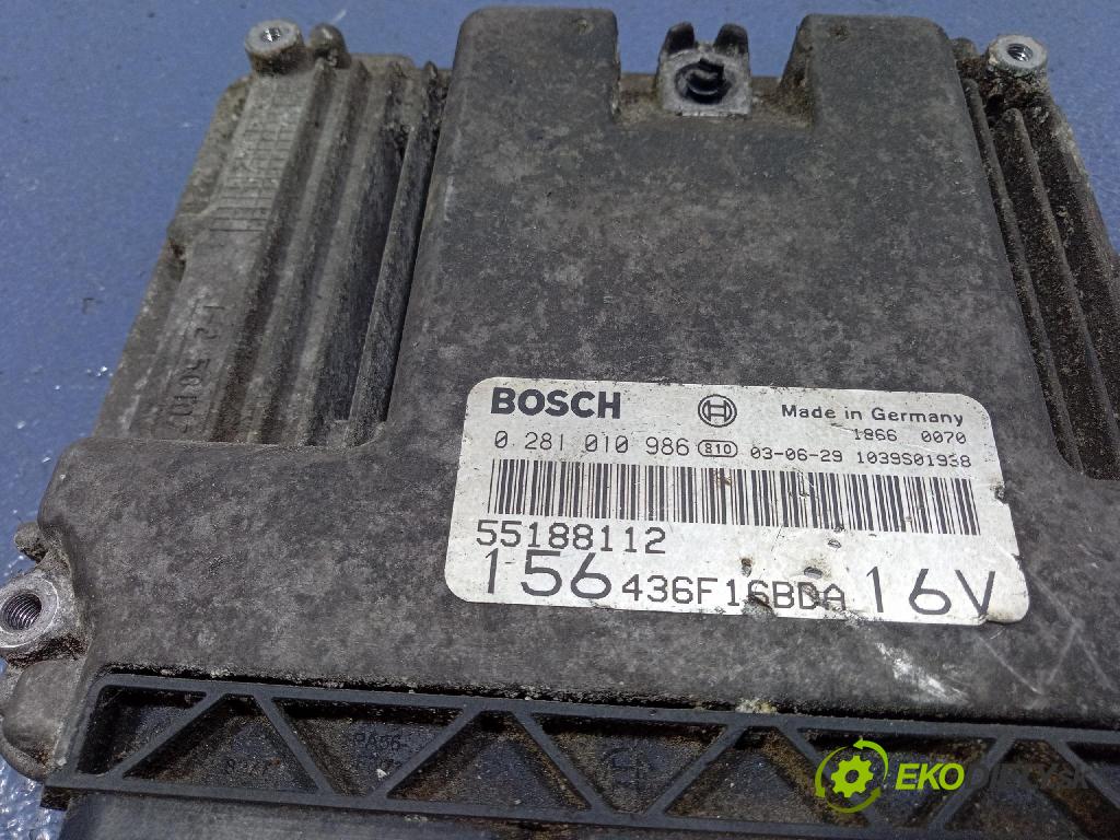 Alfa romeo 156 2003 riadiaca jednotka Motor: 55188112