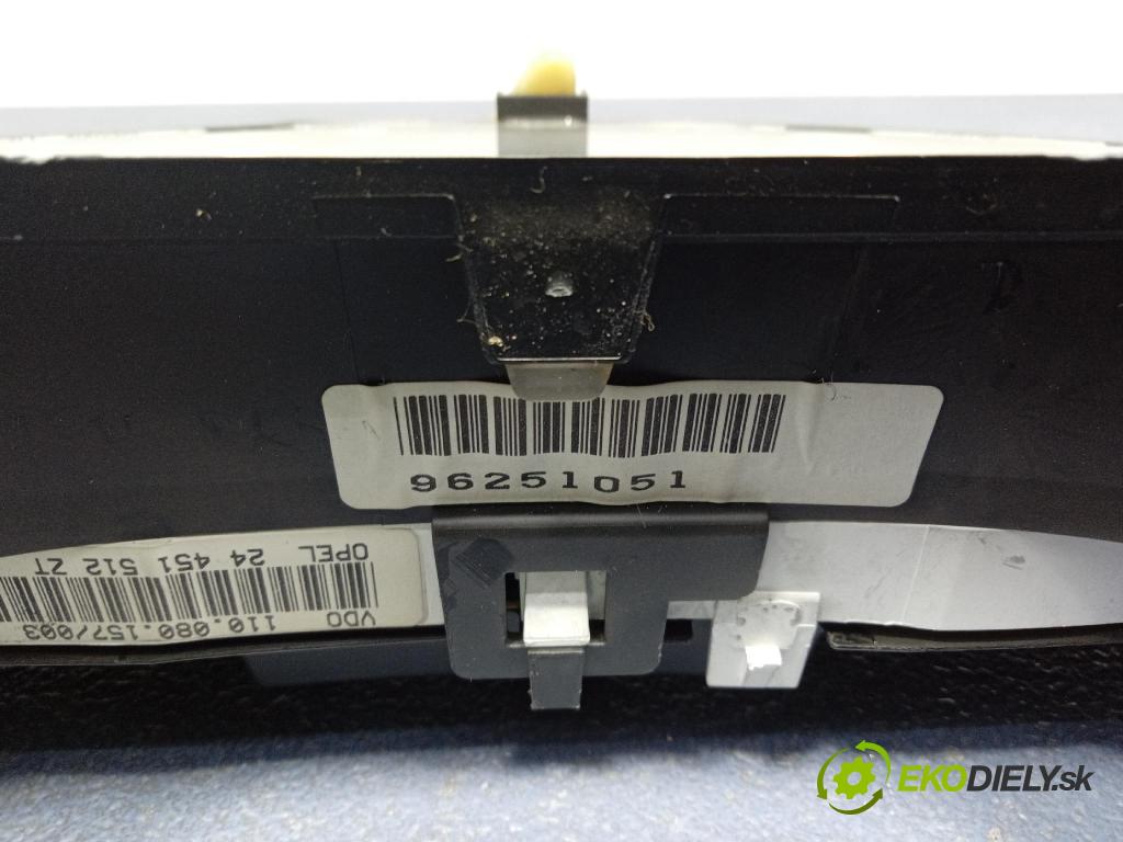 Opel Astra 2002 prístrojovka/ budíky 24451512