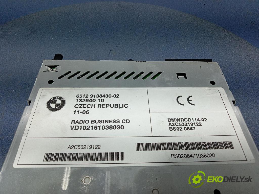Bmw X3 2006 Radio I Navigácia: 9138430