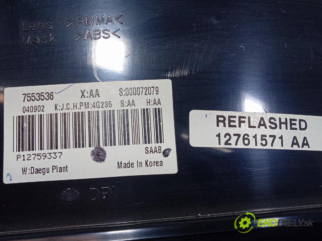 Saab 9-3 2005 řídící jednotka Motor: 55354770