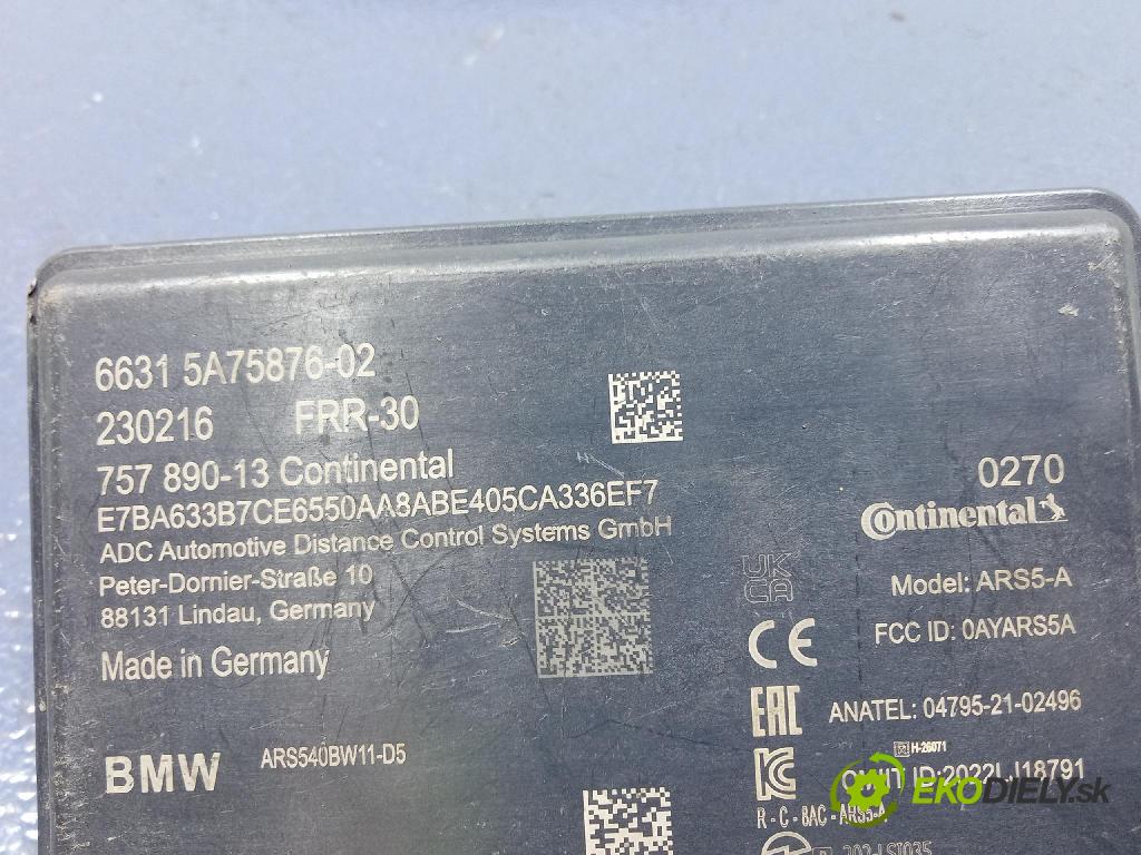 Bmw Ix 2021 Radar: 5A75876