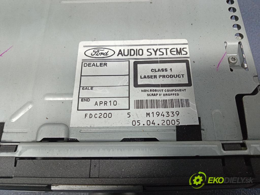 Ford Focus 2005 Radio I Navigace: 4M5T-18C815-AD