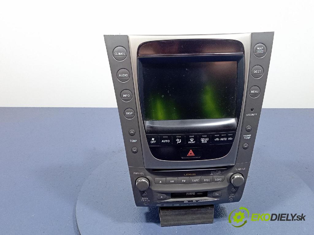 Lexus GS 2007 Radio I Navigace: 86111-30550