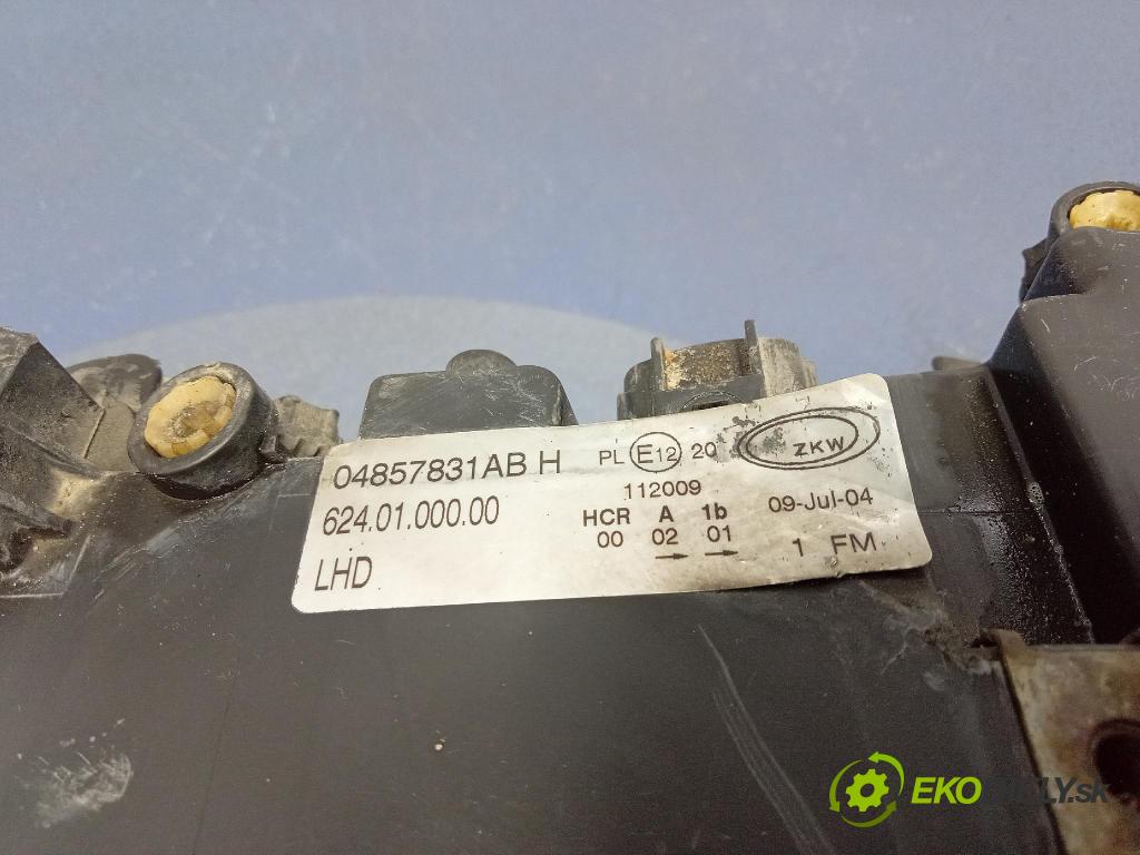 Chrysler Grand voyager 2006 Reflektor: Vľavo: 04857831AB