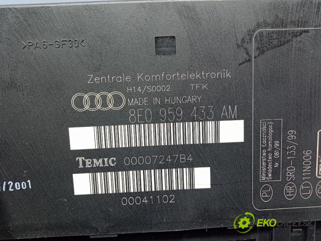 Audi A4 2001 riadiaca jednotka Komfortu 8E0959433AM