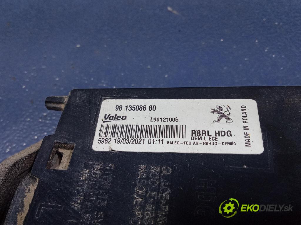 Peugeot 508 2021 světlo Zad: levá Mimo: 9813508680