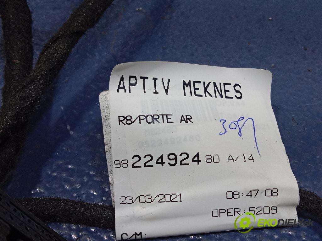 Peugeot 508 2021 instalace Elektrický: 9822492480