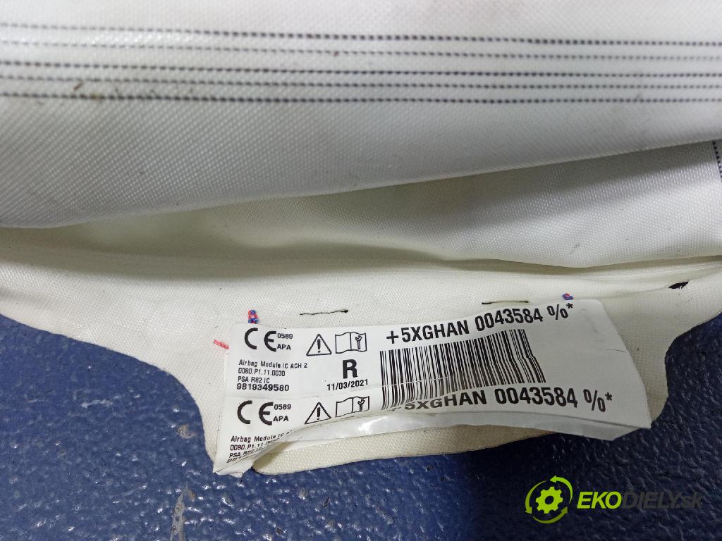 Peugeot 508 2021 Airbag: Záclona: x 9819349580