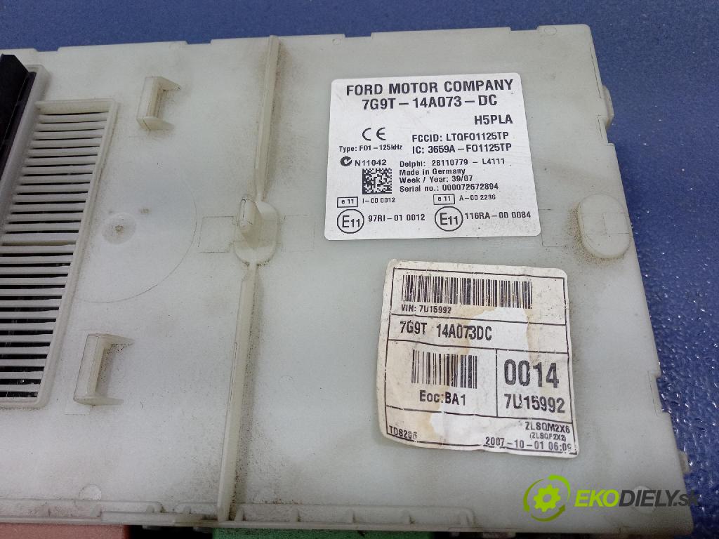 Ford Mondeo 2007 riadiaca jednotka Motor: 7G91-12A650-YG