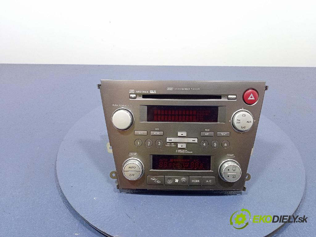 Subaru Legacy 2007 Radio I Navigácia: 86201AG67A