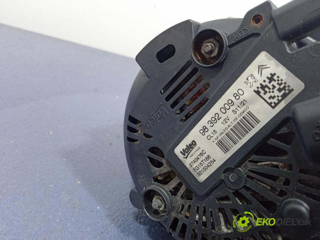Peugeot 508 2021 Alternator 9839200980