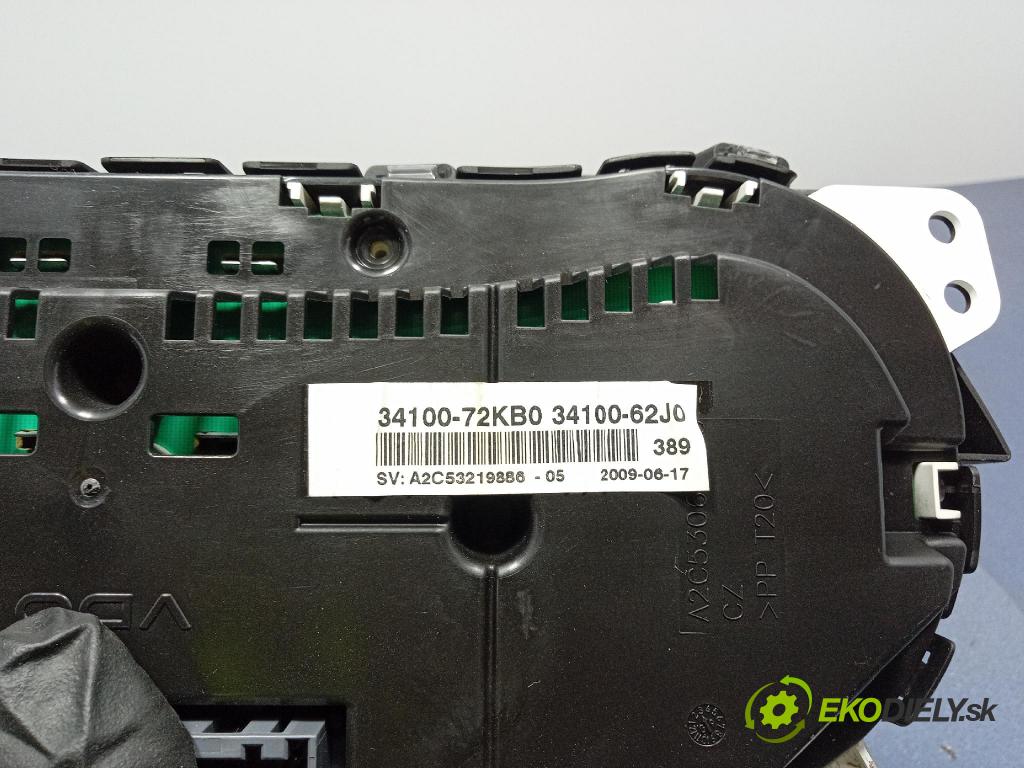 Suzuki Swift 2009 prístrojovka/ budíky 34100-72KB0