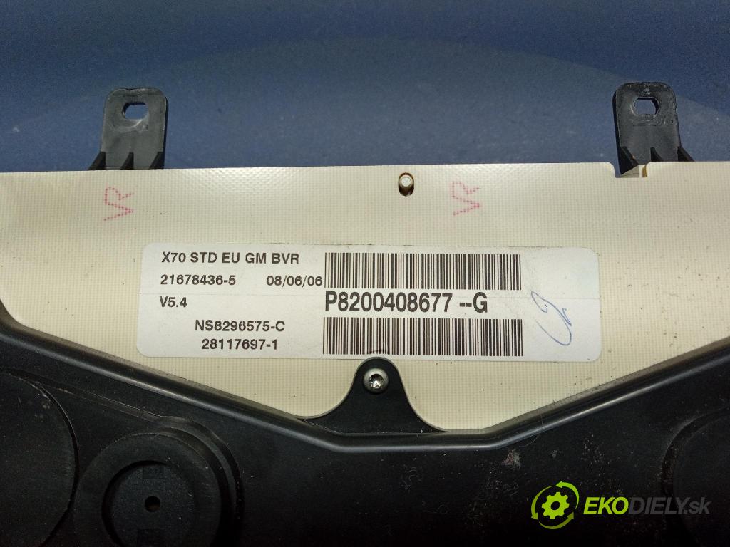 Opel Movano 2006 prístrojovka/ budíky 8200408677