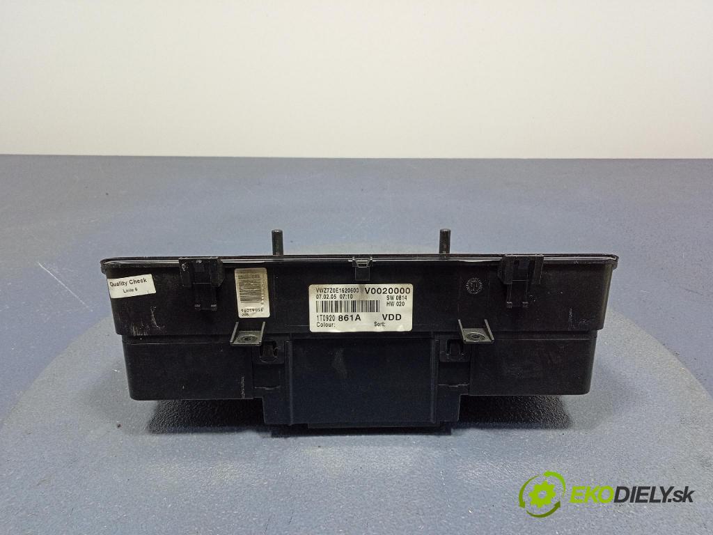 Vw Touran 2005 prístrojovka/ budíky 1T0920861A