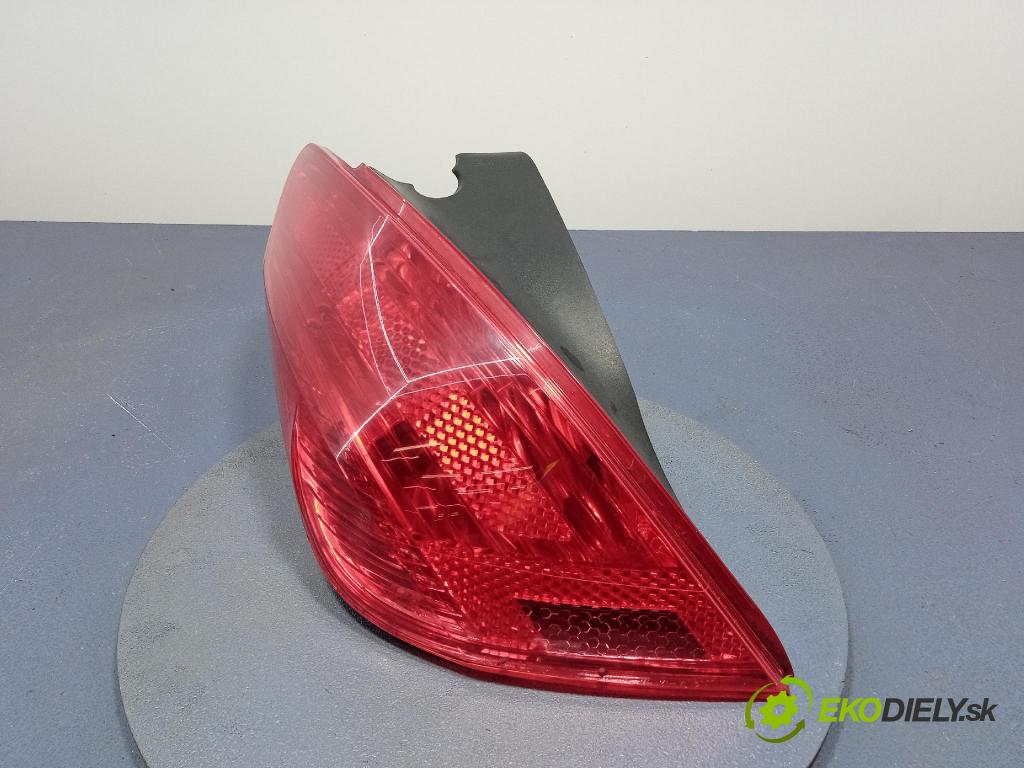 Peugeot 308 2009 svetlo / reflektor zad ľavá Vonkajsia: 9680425780