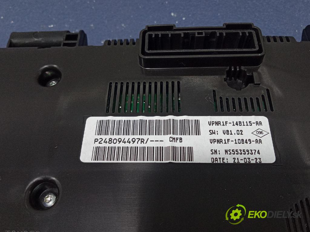 Renault Captur 2023 prístrojovka/ budíky