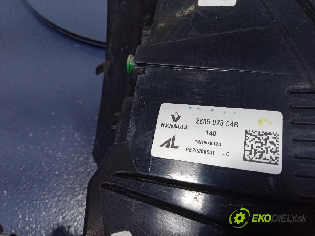 Renault Captur 2023 svetlo / reflektor zad Prava: Vonkajsia: 265507894R