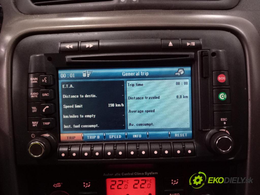 Fiat Croma 2005 Radio I Navigace: 735419921