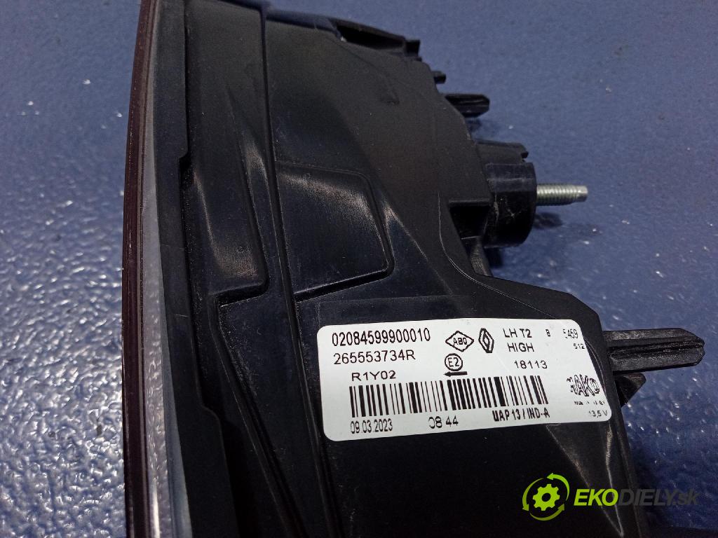 Renault Captur 2023 svetlo / reflektor zad ľavá Vnútri: 265553734R