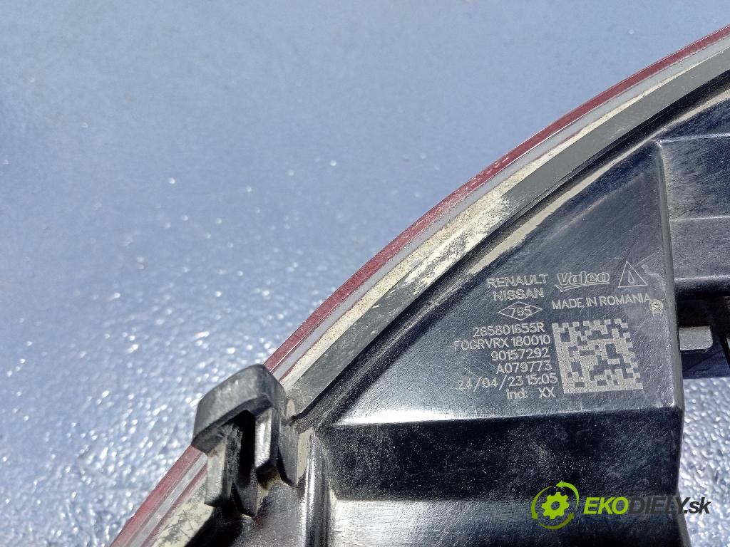 Renault Captur 2023 Späť: 265801655R