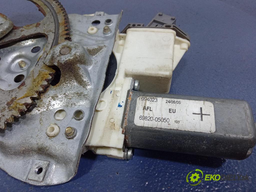 Toyota Avensis 2005 mechanizmus okna Okná: Predné Vľavo: 69820-05050