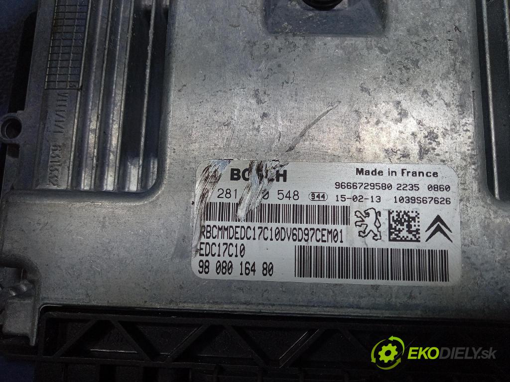 Peugeot Partner 2015 riadiaca jednotka Motor: 9808016480