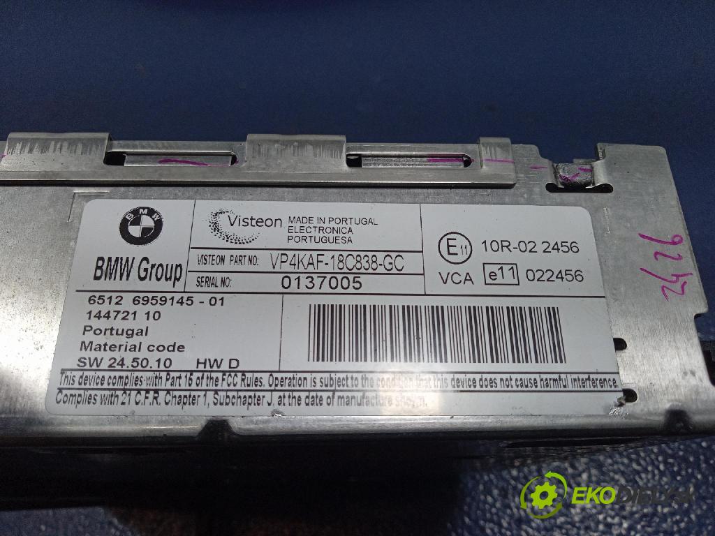 Bmw Seria 1 2006 Radio I Navigácia: 6959145