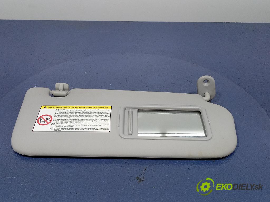 Hyundai I20 2014 kryt slnečná clona