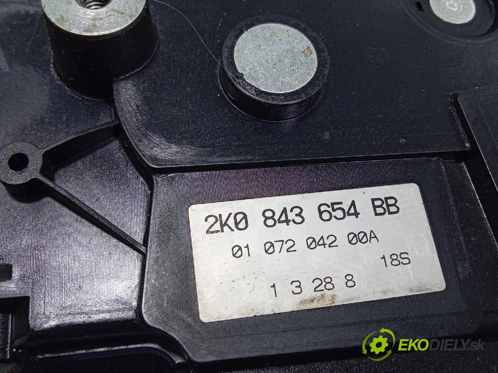 Volkswagen Caddy life 2008 zámok dvere zad v pravo: 2K0843654BB