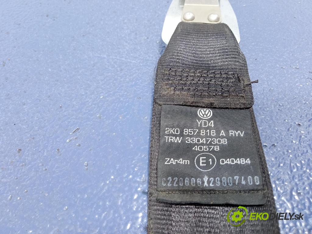 Volkswagen Caddy life 2008 Pásy: Bezpečnosť: x 2K0857816A