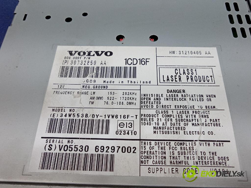 Volvo S40 2006 Radio I Navigácia: 30732850AA