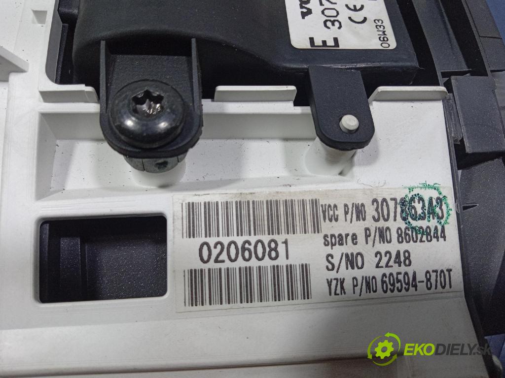 Volvo S40 2006 prístrojovka/ budíky 30786343