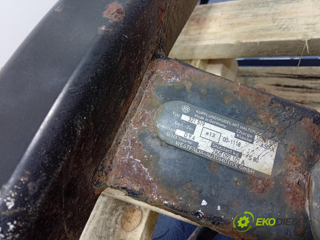 Volkswagen Caddy life 2008 Hák: Do Prívesy: 321655