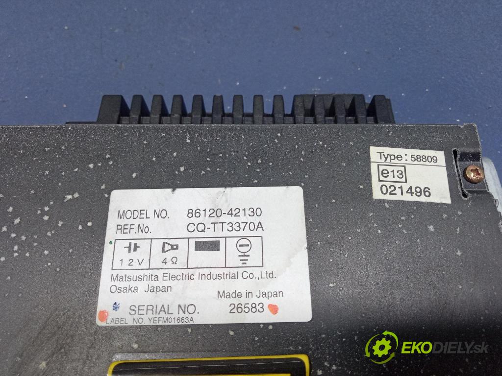Toyota Rav4 2004 Radio I Navigácia: 86120-42130