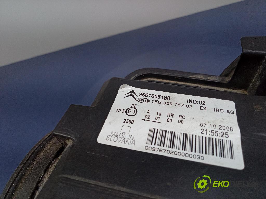 Citroen C3 picasso 2009 Reflektor: v pravo: 9681806180