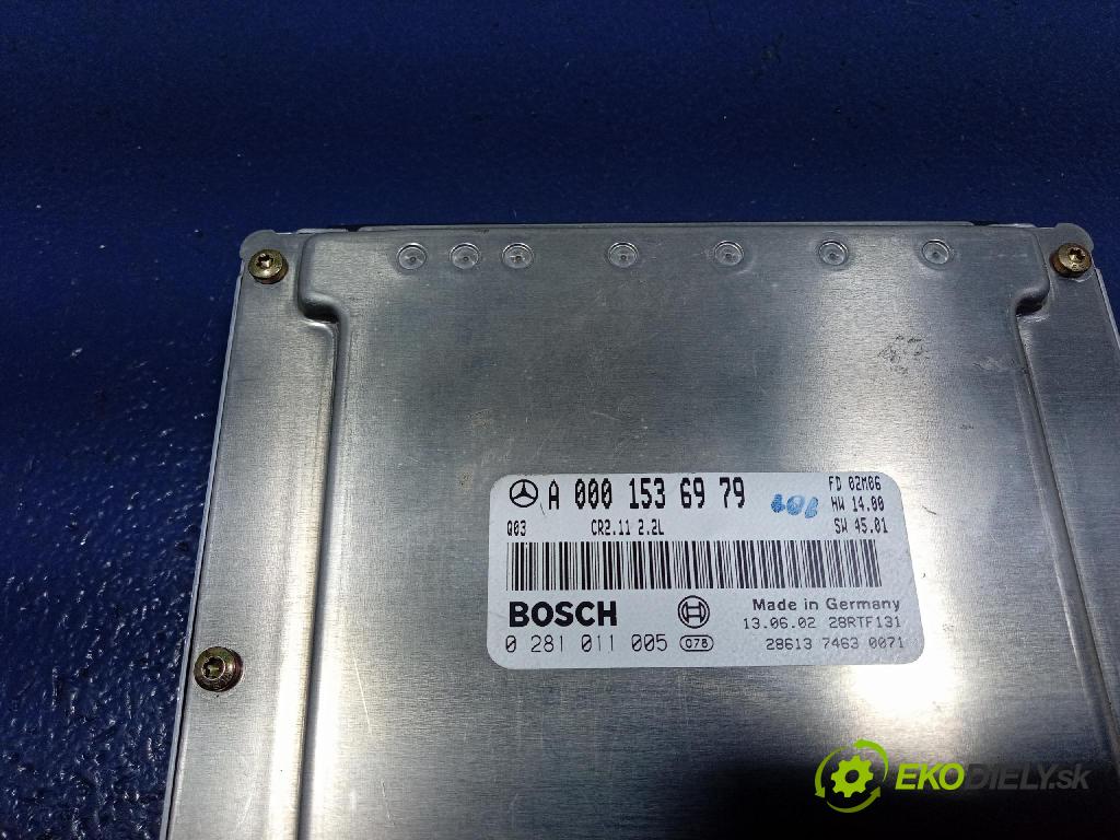 Mercedes-benz C 220 cdi 2002 riadiaca jednotka Motor: A0001536979