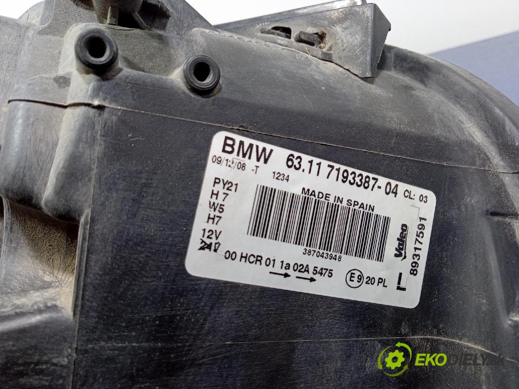 Bmw Seria 1 2009 Reflektor: Vľavo: 7193387