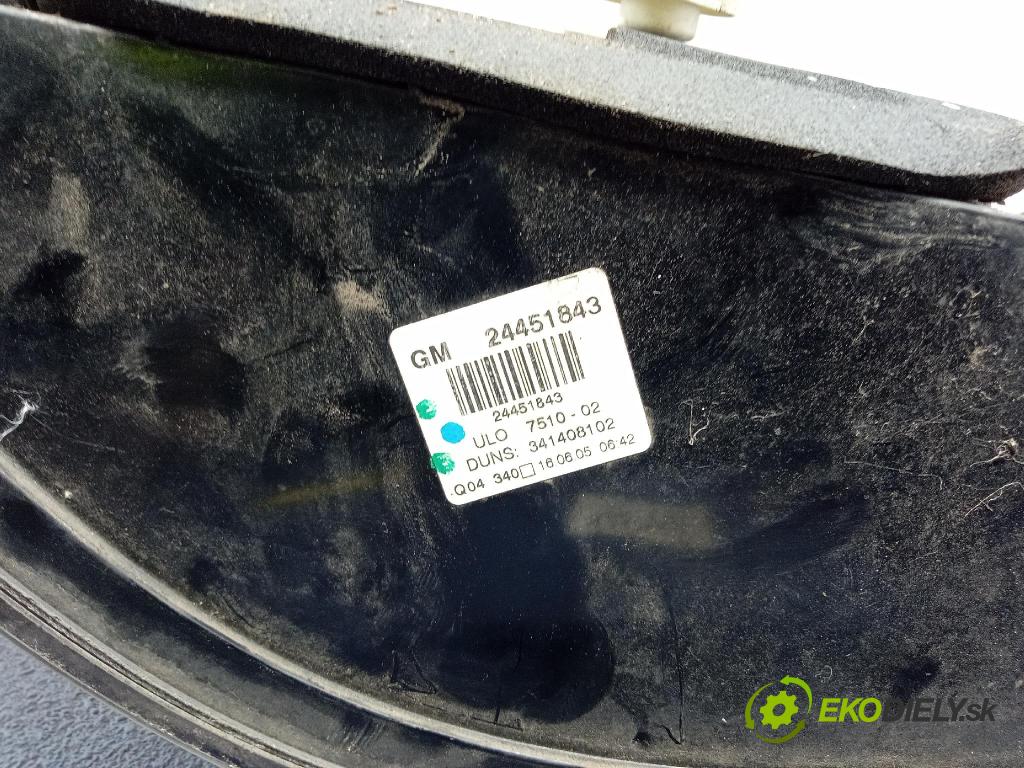 Opel Zafira 2006 svetlo / reflektor zad Prava: Vonkajsia: 24451843R
