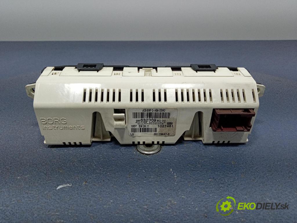 Citroen C5 2007 Zobrazit: Rádio: / GPS 9663230980