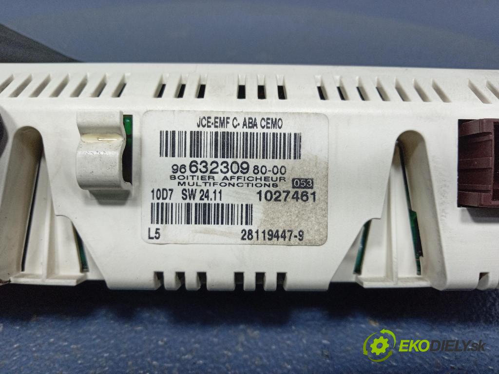 Citroen C5 2007 Zobrazit: Rádio: / GPS 9663230980