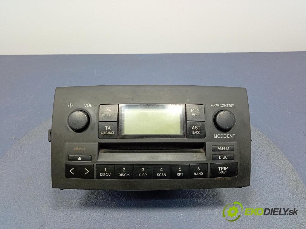 Toyota Corolla verso 2002 Radio I Navigácia: 86120-13060-B0