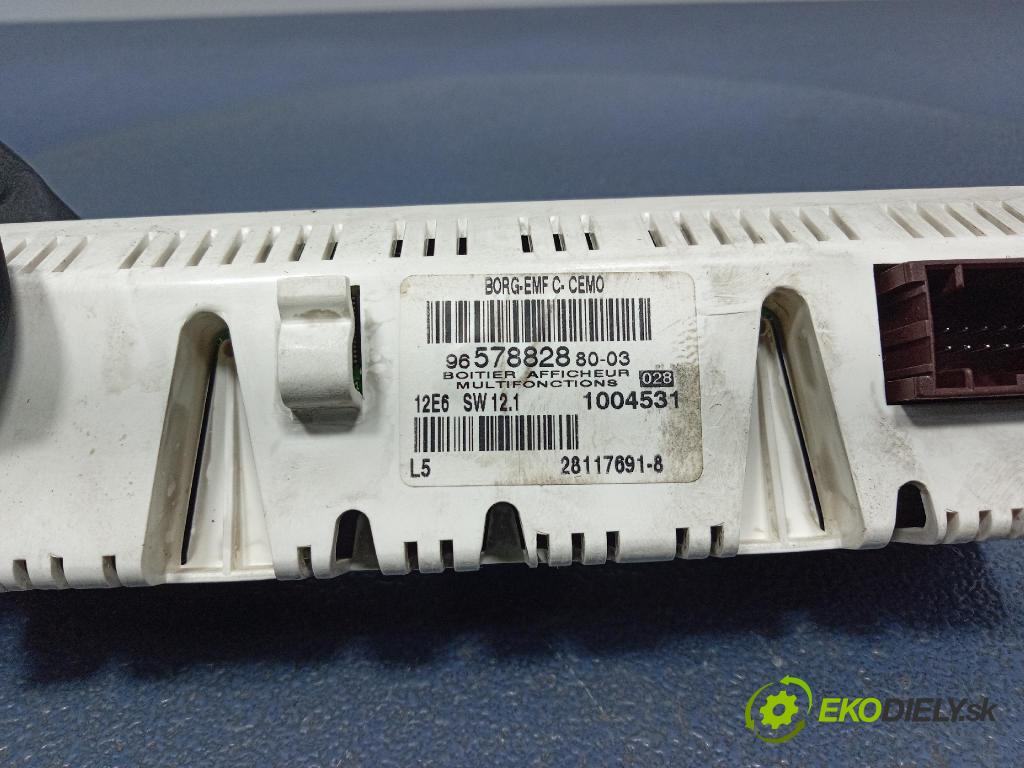 Citroen C5 2006 Zobrazit: Rádio: / GPS 9657882880