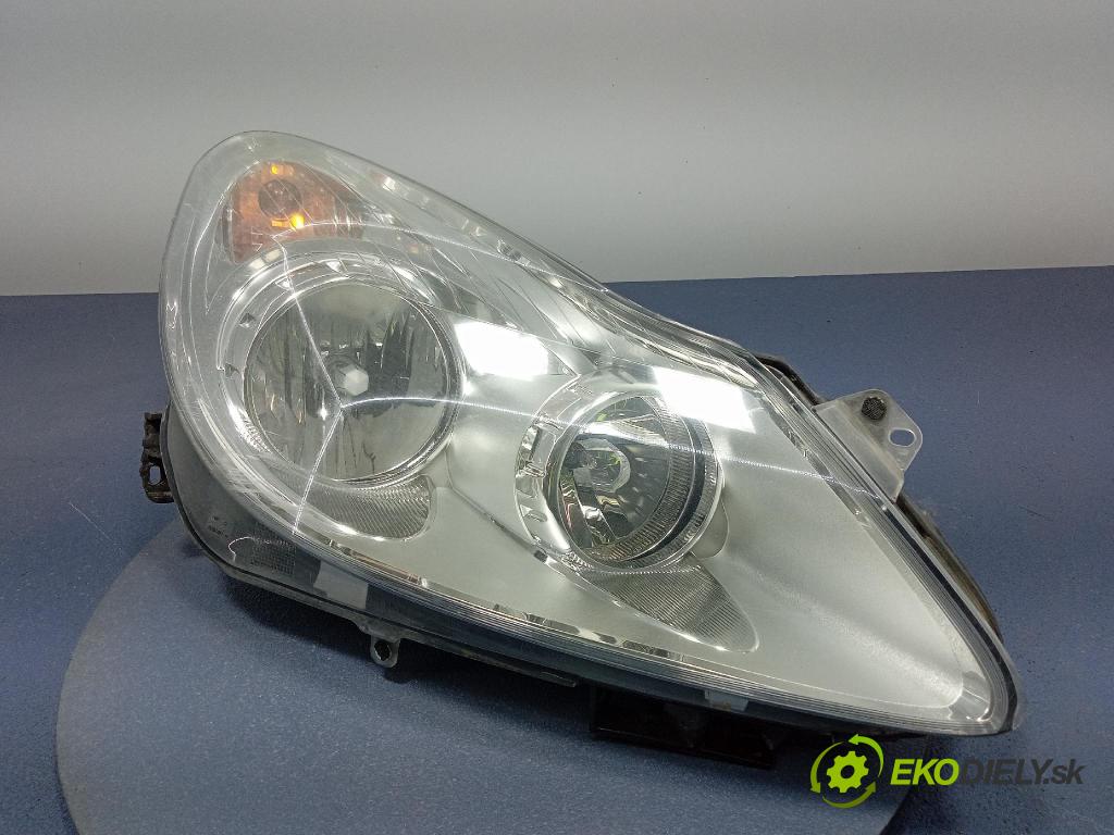 Opel Corsa 2007 Reflektor: v pravo: 13186382
