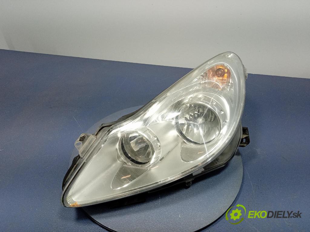 Opel Corsa 2007 Reflektor: Vľavo: 13186381