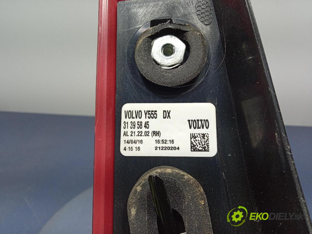 Volvo V40 2016 svetlo / reflektor zad Prava: Vonkajsia: 31395845