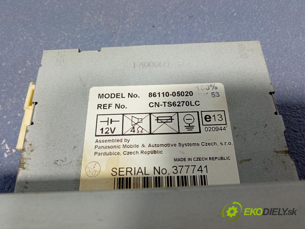 Toyota Avensis 2005 Zobrazit: Rádio: / GPS 86110-05020