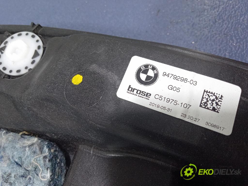 Bmw X5 2019 mechanismus stahování Sklenka: před v pravo: 9479298