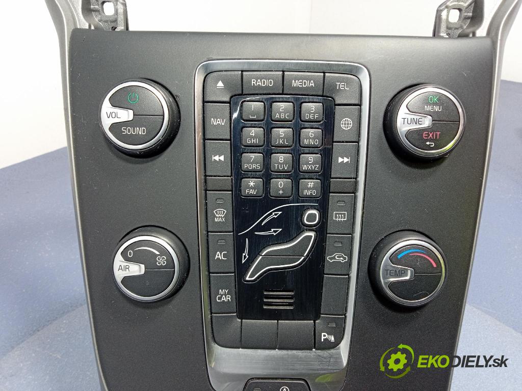 Volvo V40 2016 prepínač Klimatizácia: Prúd vzduchu: